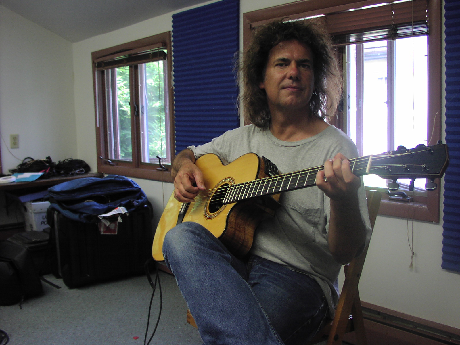 Pat Metheny in Old Echoes Living ROom